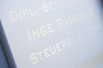 Inge Rambold Schild Foto